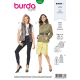 Patron Burda Style 6337 Veste pour femmes de 36 à 46