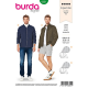 Patron Burda Style 6351 Veste pour Hommes de 48 à 58