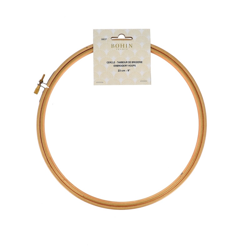 Cercle à Broder En Bois – Diamètre 23 Cm, Métal, Fixation Antidérapante, Pour Broderie Et Point De Croix - 9