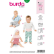 Patron Burda Style 9317 Pantalon pour Bébés de 1 à 18 mois