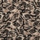 Tissu Crepe Viscose Fluide Graphic Sable 