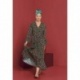 Tissu Crepe Viscose Fluide Graphic Multico
