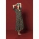 Tissu Crepe Viscose Fluide Graphic Multico