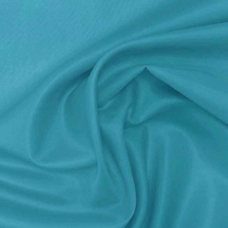 Tissu Doublure Toscane Antistatique Uni Turquoise  