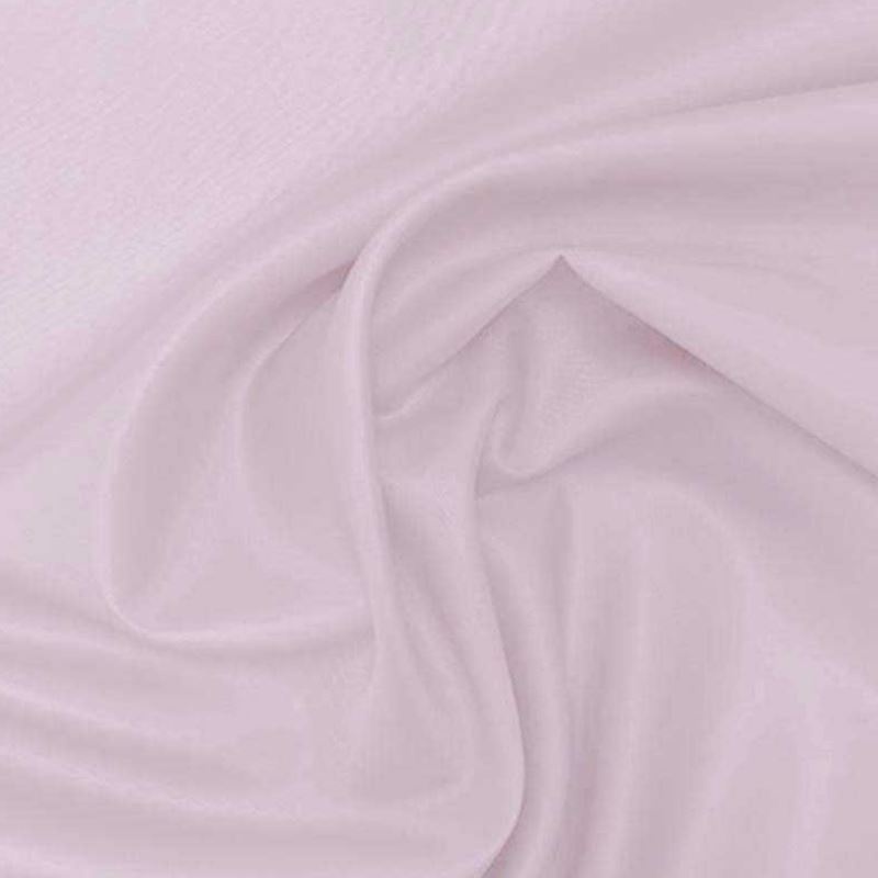 Tissu Doublure Toscane Antistatique Uni Rose Clair 