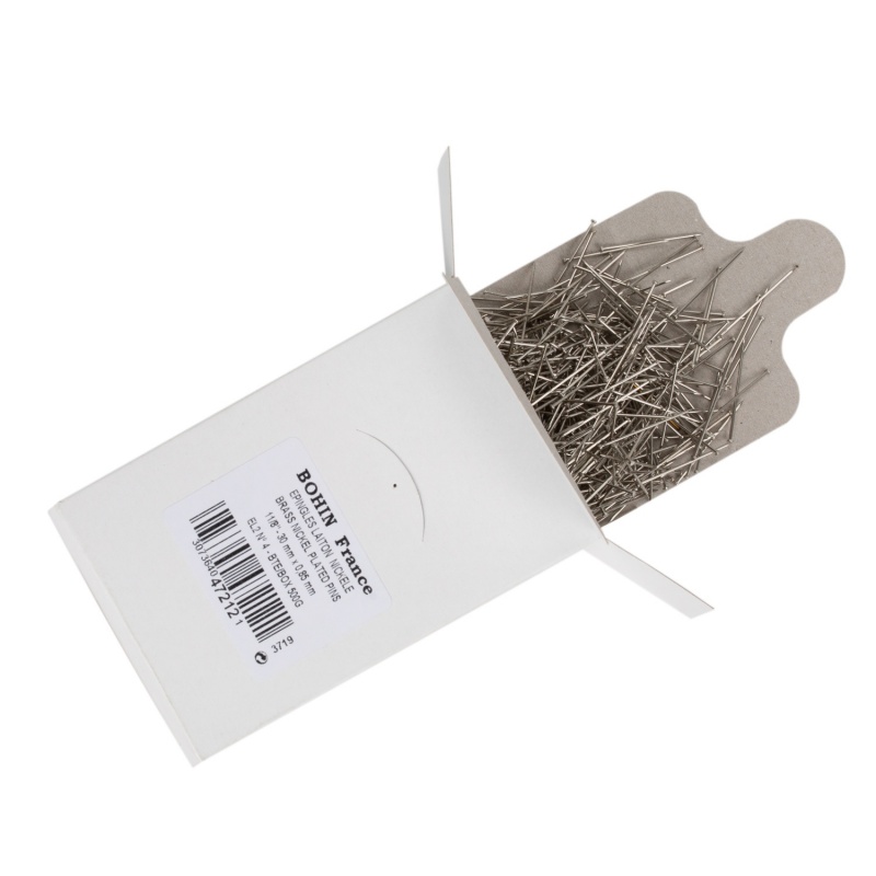 Bohin Lot De 1000 Épingles Artisanales 10 Mm Dorées - Qualité Française Premium