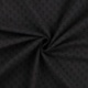 Tissu Voile de Coton Plumetis Noir