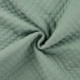 Tissu Matelassé Double Gaze Vert D'eau 