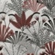 Tissu Jacquard Louxor Jacquard Terracotta Grande Laize