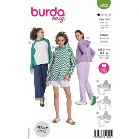 Patron Burda 5828 Pull 34/48