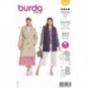 Patron Burda 5840 Manteau et Gilet 46/60