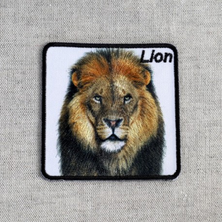 Ecusson animaux sauvages - Lion