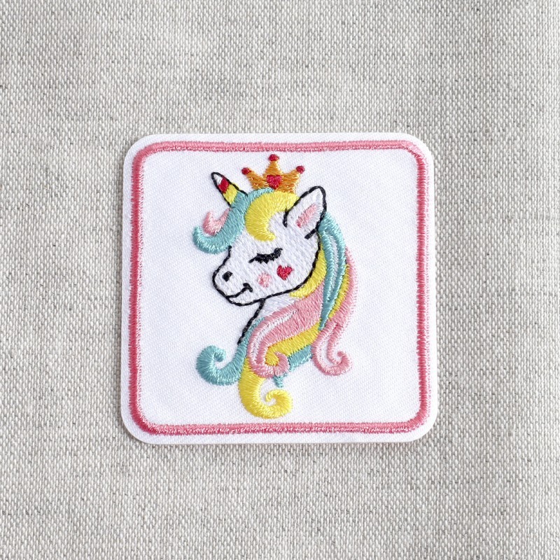 Ecusson animaux mignons - Licorne