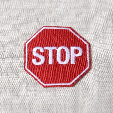 S ecusson panneau - Stop