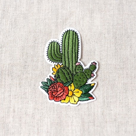 M ecusson cactus - Rose