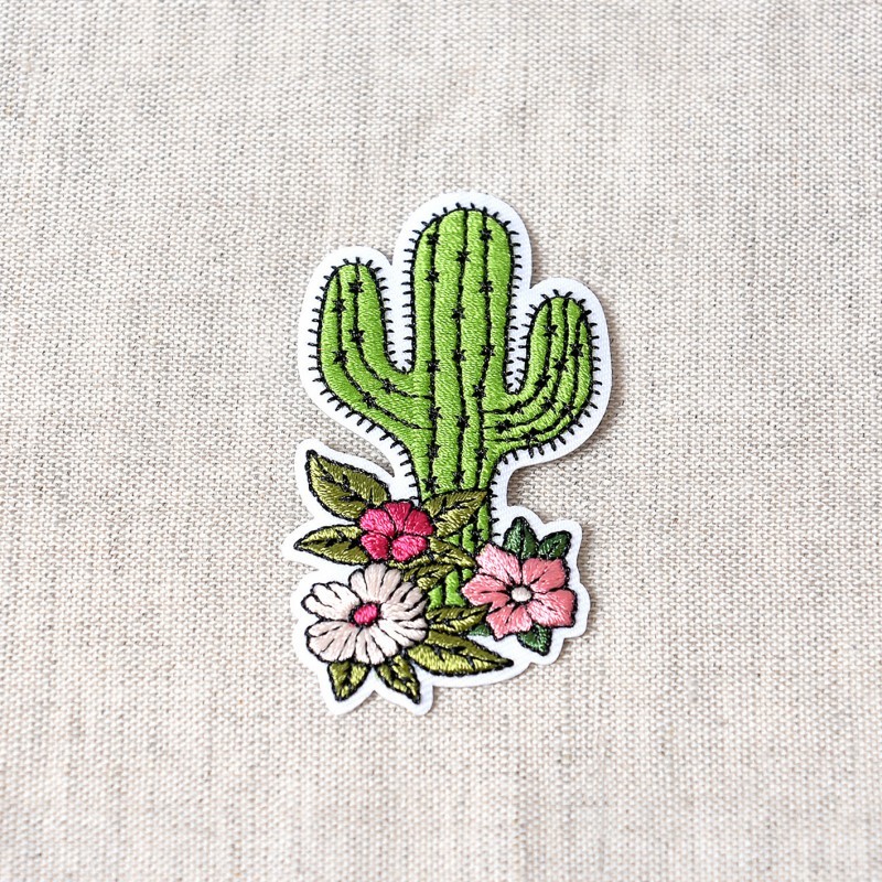 M ecusson cactus - Pivoine