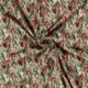 Tissu Popeline de Viscose Imprimé Vert 