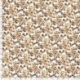Tissu Popeline de Viscose Imprimé Marron et Orange 