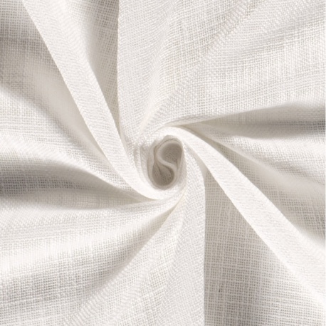 Tissu Coton Flammé Epais Blanc