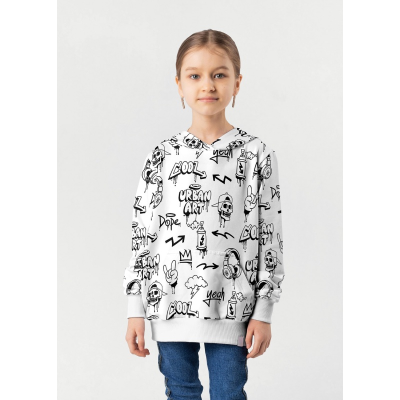 Sweat à Capuche Enfant Huntrix - Doublure Polaire épaisse - Imprimé Dessin Animé - Taille 100-170 Cm - Pour Garçons Et Filles