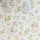 Tissu Toile Clover Imprimé Lapins Blanc 