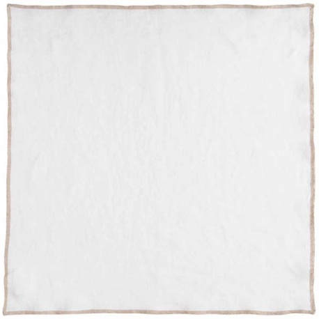 Serviette de Table Venise HAOMY en Lin Blanc
