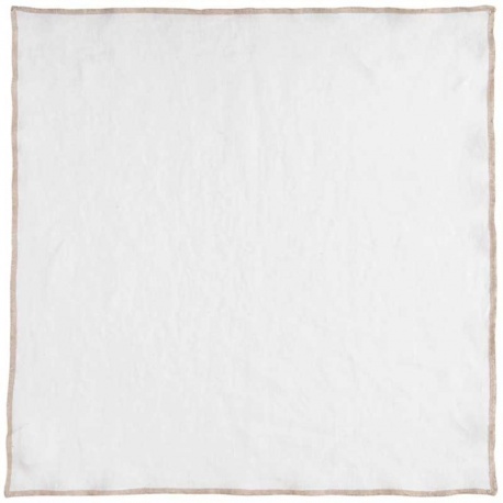 Serviette de Table Venise HAOMY en Lin Blanc