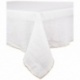 Nappe Venise HAOMY en Lin Blanc 