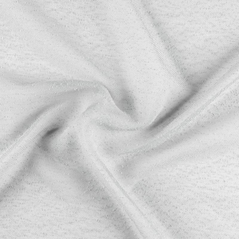 Tissu Etamine Boucline Blanc
