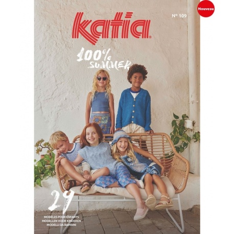 Catalogue Katia N°109 Enfant Printemps été 2024 