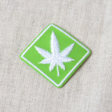 S ecusson panneau - Cannabis
