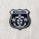 M ecusson blason marine - Noir