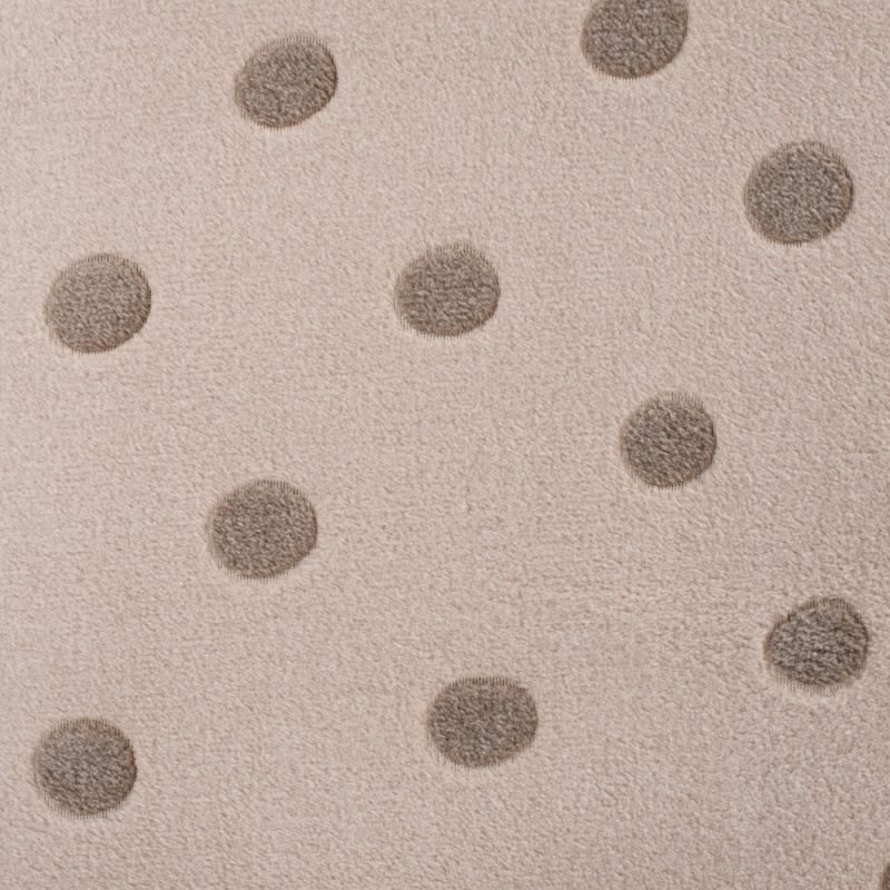 Tissu Polaire Microfibre Points Sable