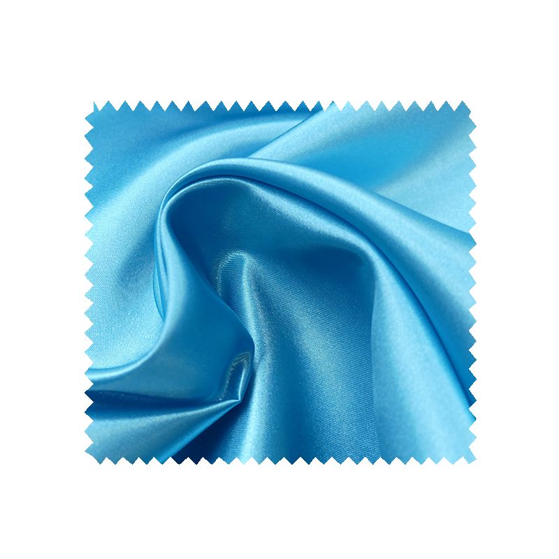 Tissu Satin Uni Turquoise