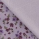 Tissu Happy Fleece Imprimé Fleurs Lilas