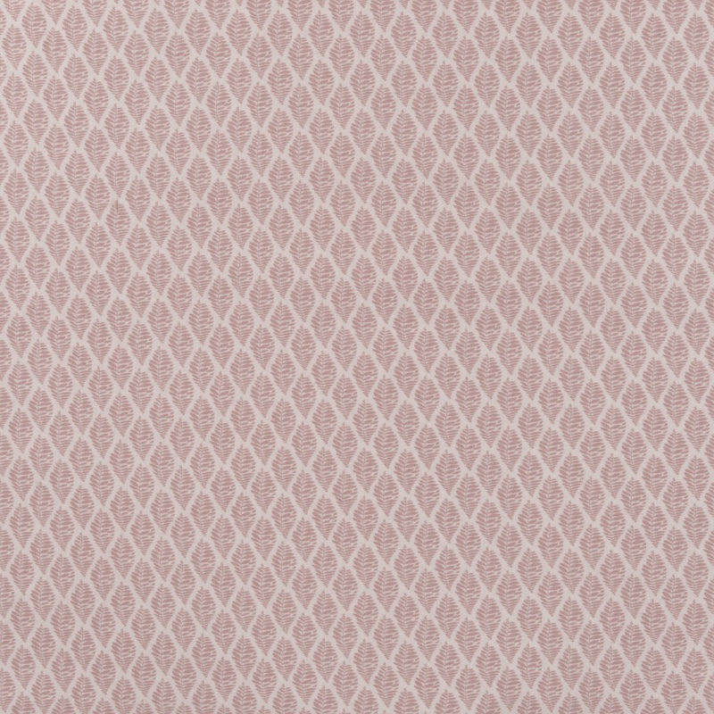 Tissu Popeline Bio Imprimée Feuilles Nude 