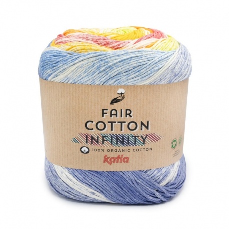 Pelote Katia Fair Cotton Infinity Clair 