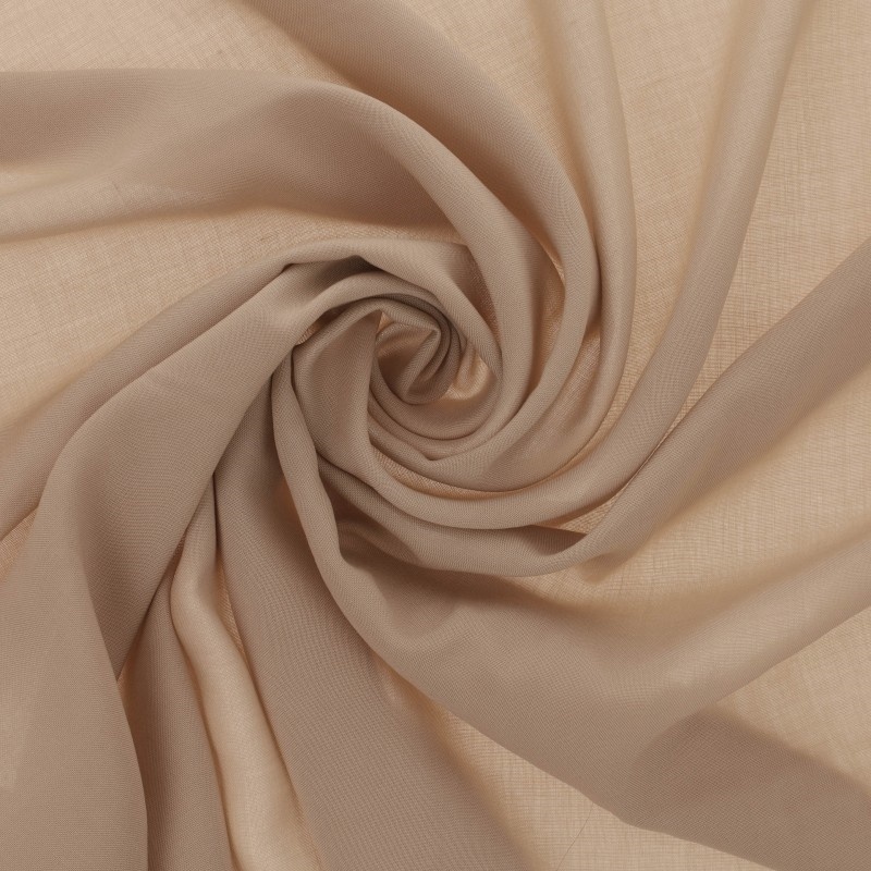 Tissu Viscose Unie Lisette Taupe 