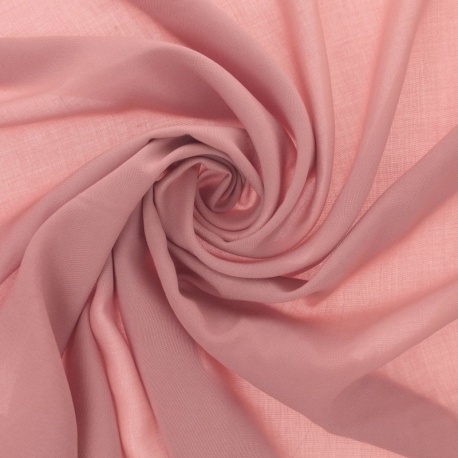 Tissu Viscose Unie Lisette Rose