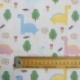 Tissu Coton Imprimé Dinosaures 