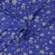 Tissu Viscose Imprimée Sari Cobalt