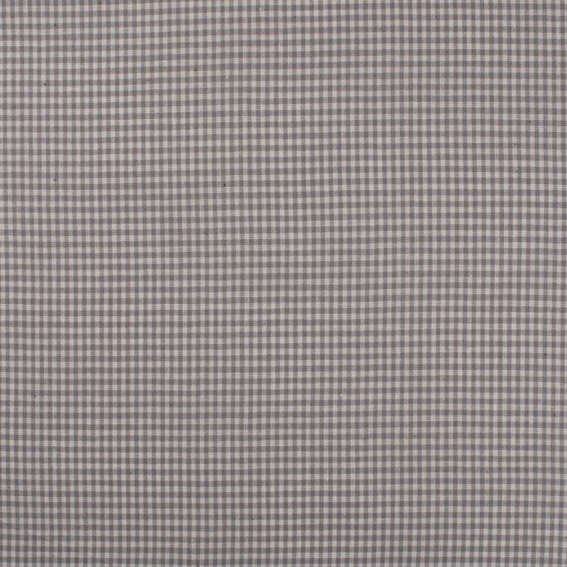 Tissu Petit Vichy 2mm Gris 