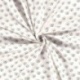 Tissu Popeline de Coton Imprimé Fond Blanc 
