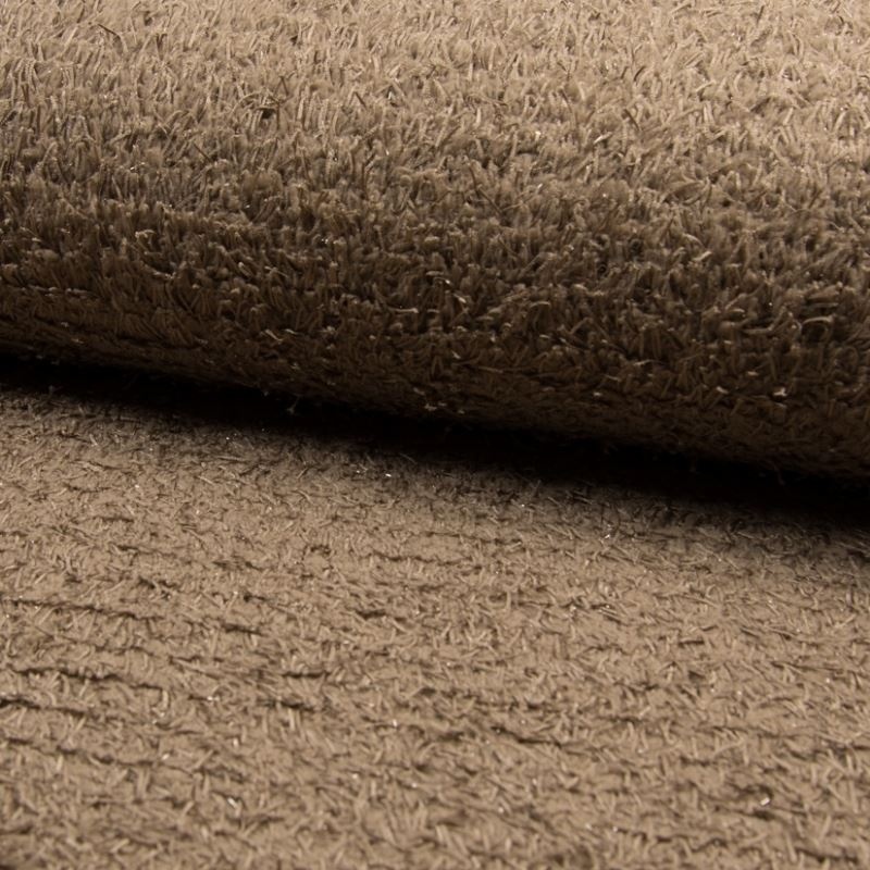Tissu Mouton Brillant Marron Clair