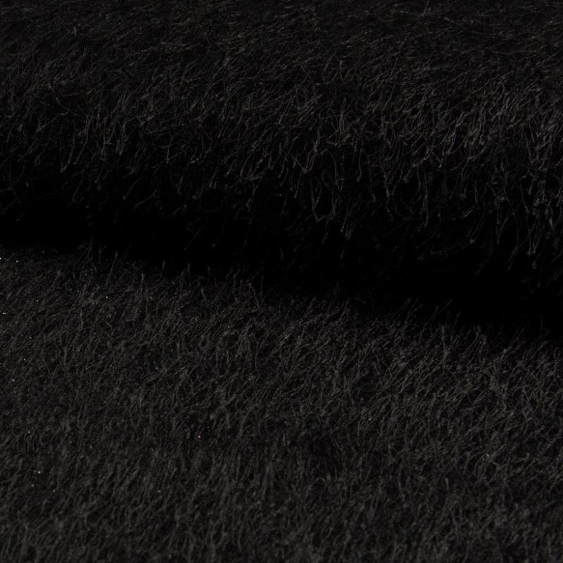 Tissu Mouton Filament Noir 