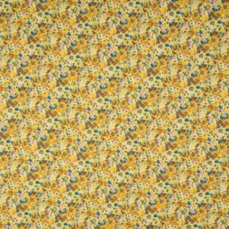 Tissu Miroglio Print Jaune