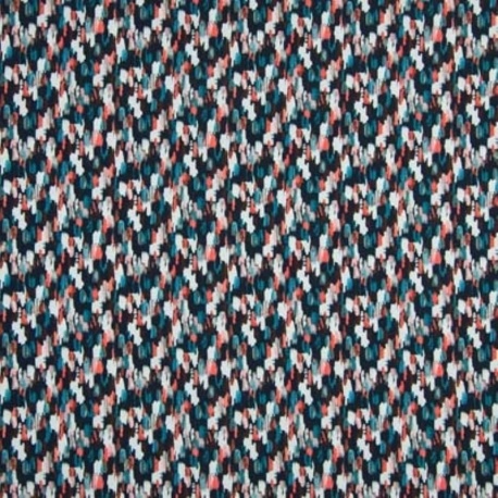 Tissu Miroglio Print Bleu