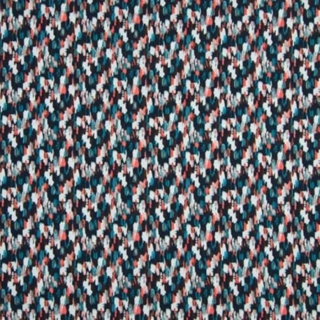 Tissu Miroglio Print Bleu