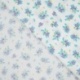 Tissu Popeline Imprimé Fleurs Bleu