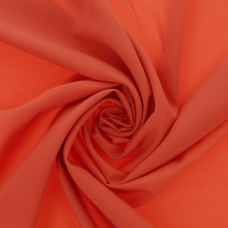Tissu Claudine Uni Orange